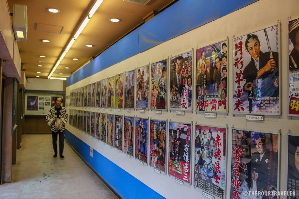 Show posters inside the theater