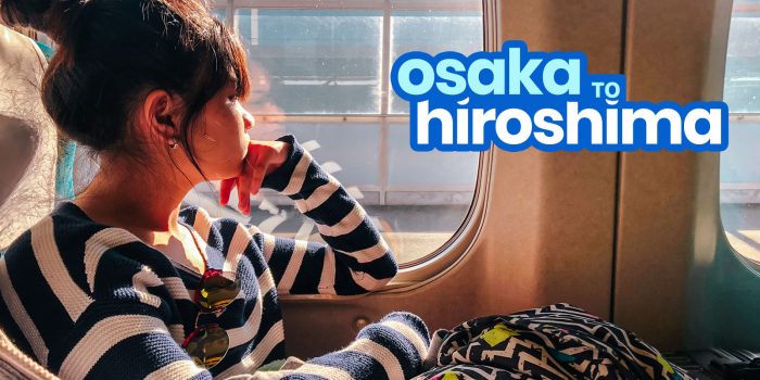 KANSAI AIRPORT / OSAKA to HIROSHIMA: By Bus and By Train